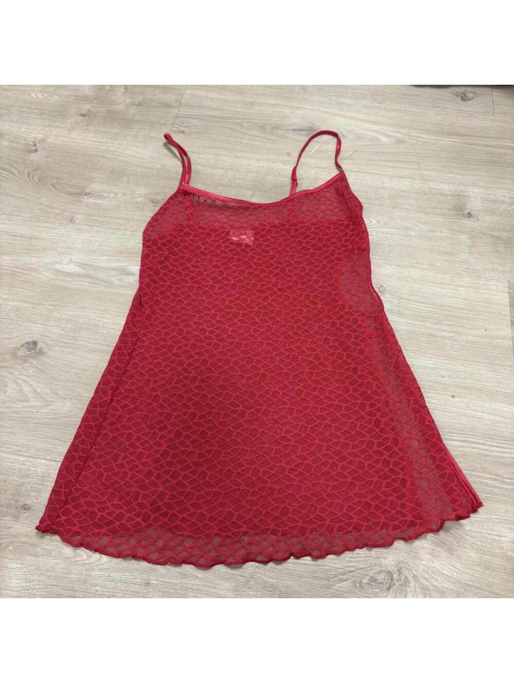 Fredrick’s of Holleywood Red lace slip